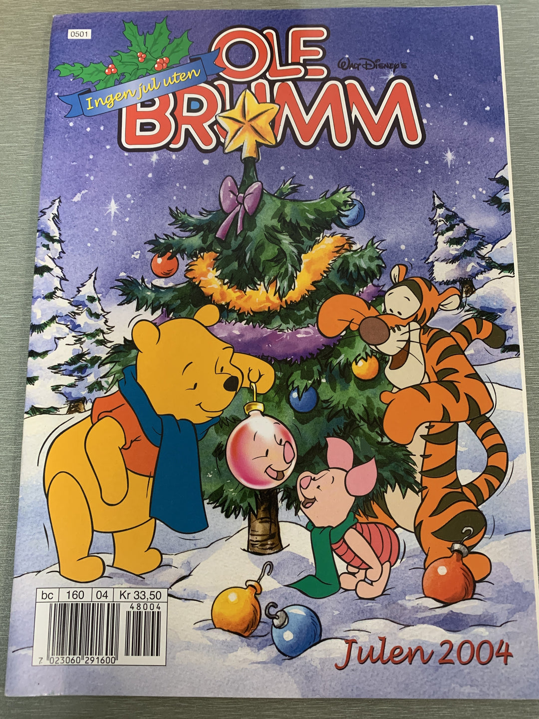 Ole Brumm Julen 2004. Tegneserieblad