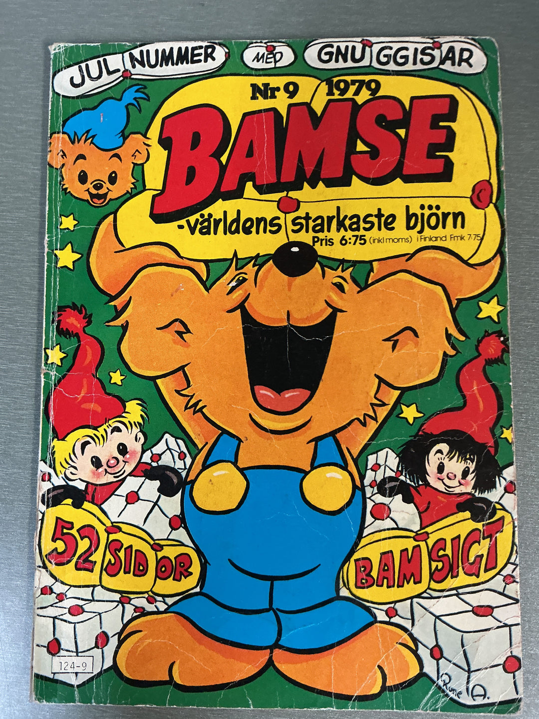 Bamse – världens starkaste björn 1979/09. Julnummer. Tegneserieblad