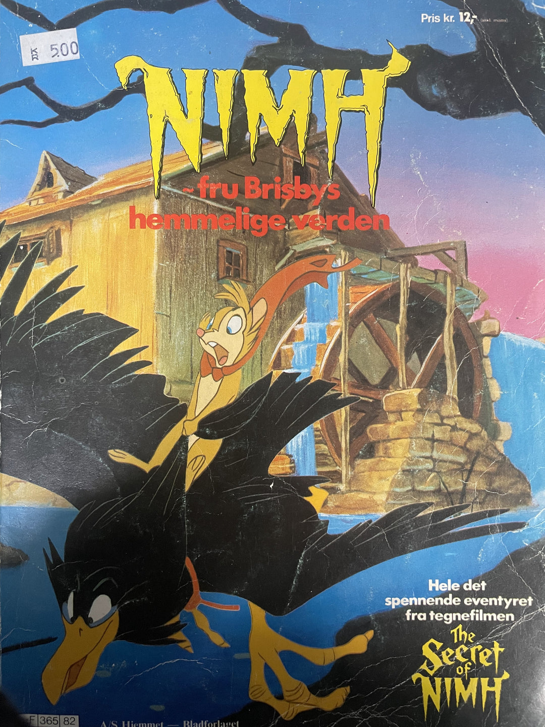 NIMH – fru Brisbys hemmelige verden. 1982. Tegneseriealbum.