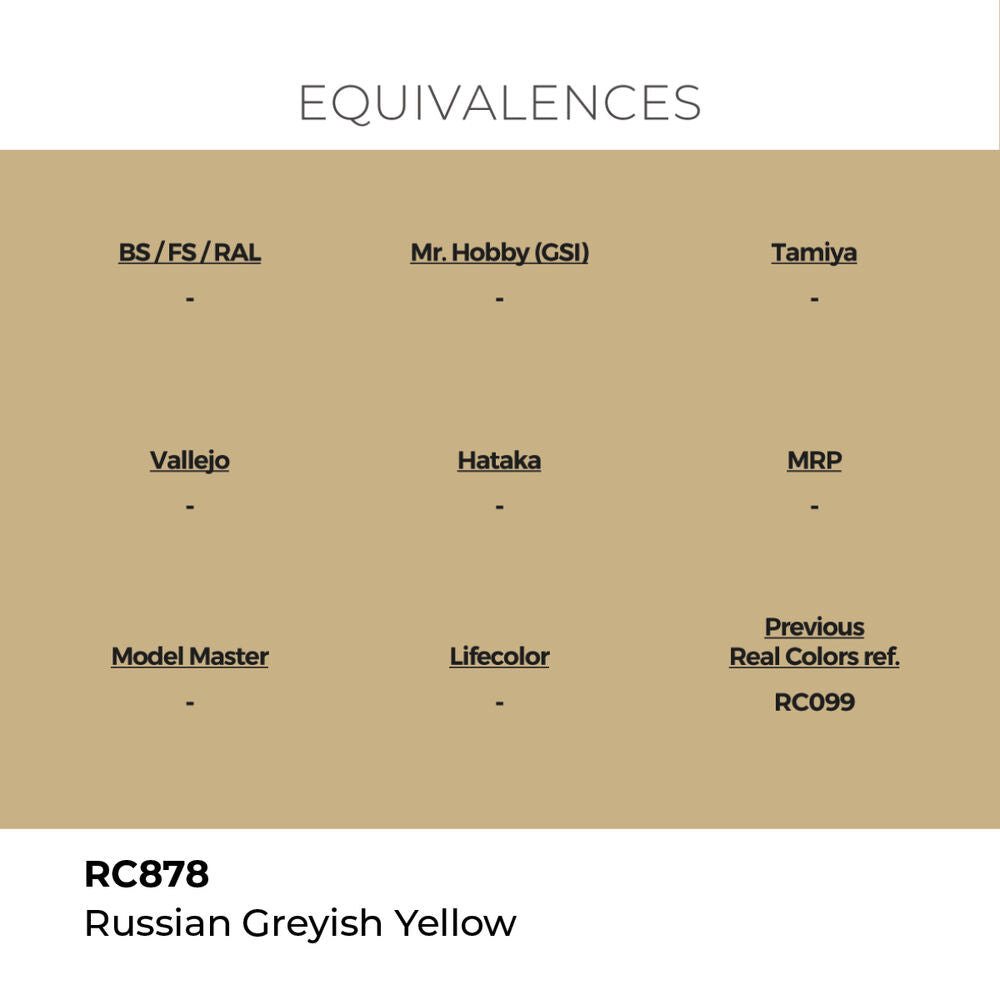 Real Colors: Russian Greyish Yellow 17 ml.