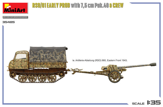 RSO/01 Early Prod. with 7,5 cm Pak.40 & Crew