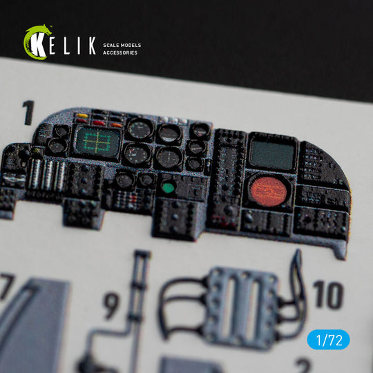A-6E Intruder interior 3D decals for Italeri kit
