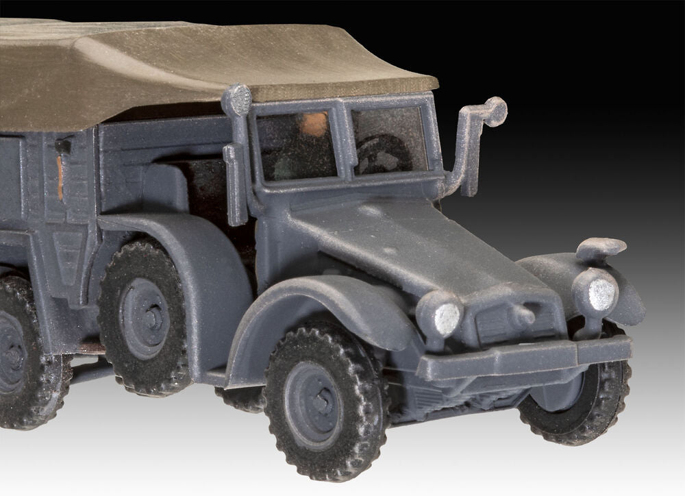 Starter Kit Krupp Protze KFZ 69 with 3,7cm Pak