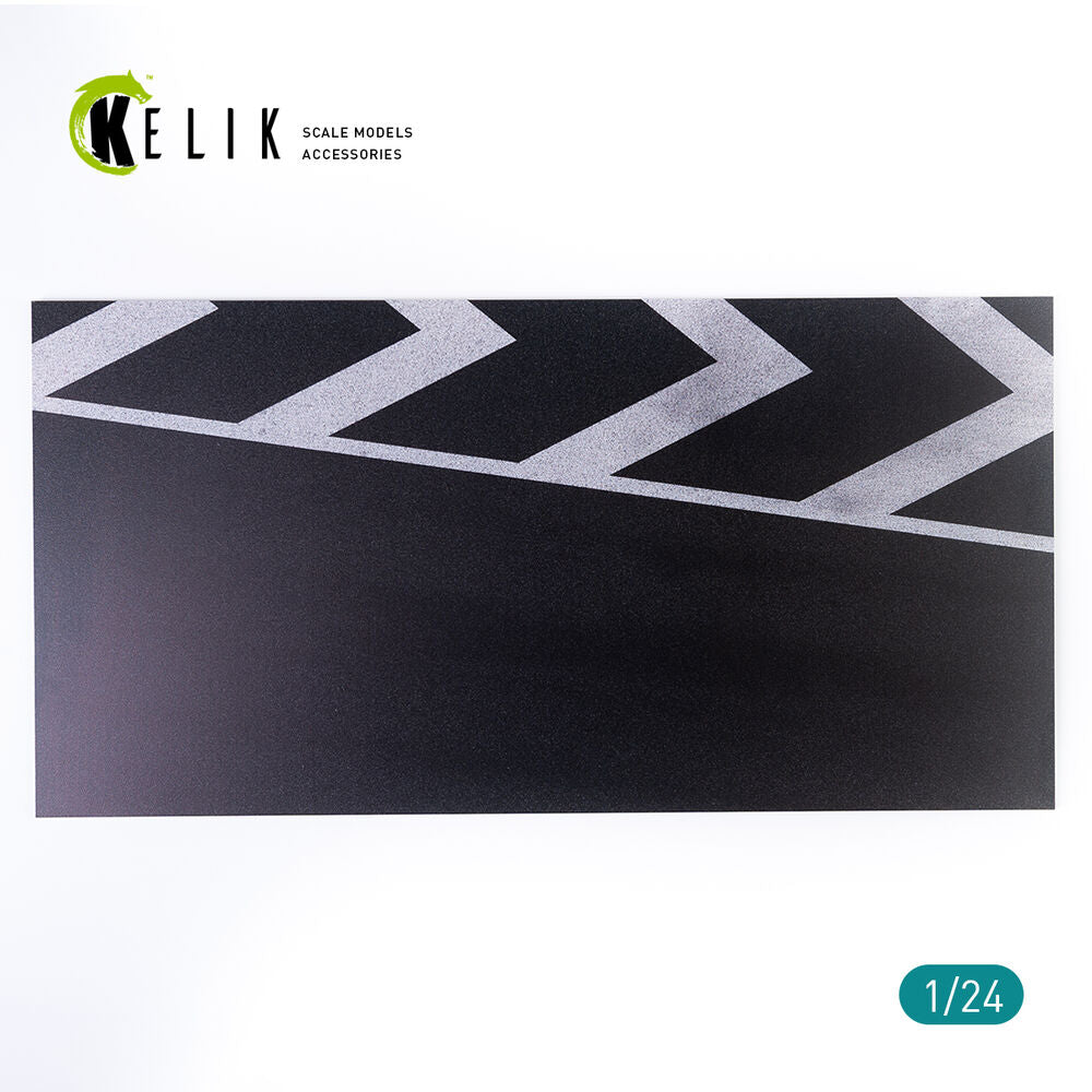 Asphalt road race track Base - Acrylic 3 mm (180 x 357 mm)