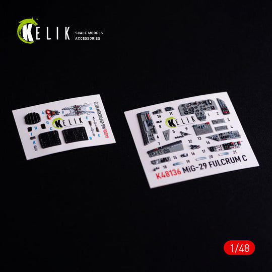 Mig-29C (9-13) Fulcrum interior 3D decals for GWH