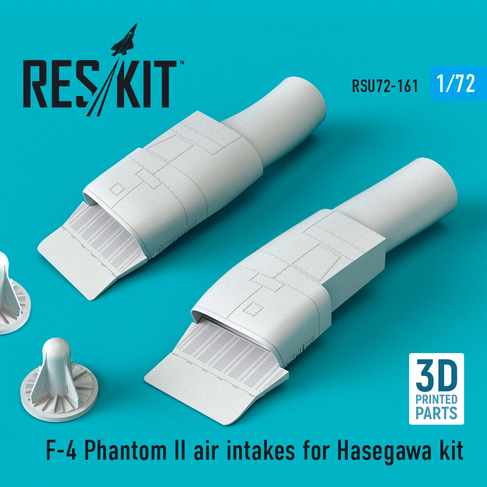 F-4 Phantom II air intakes for Hasegawa kit (3D Printed)