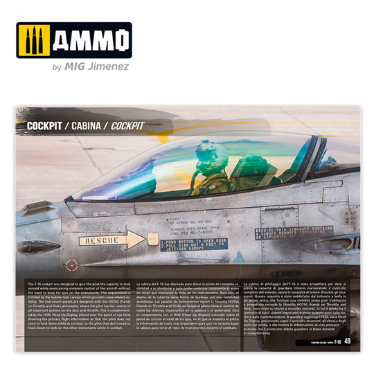 F-16 Fighting Falcon / VIPER - VISUAL MODELERS GUIDE (English, Castellano, Italiano)