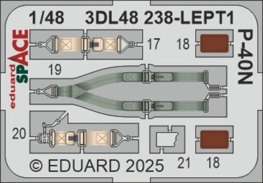 P-40N SPACE  EDUARD