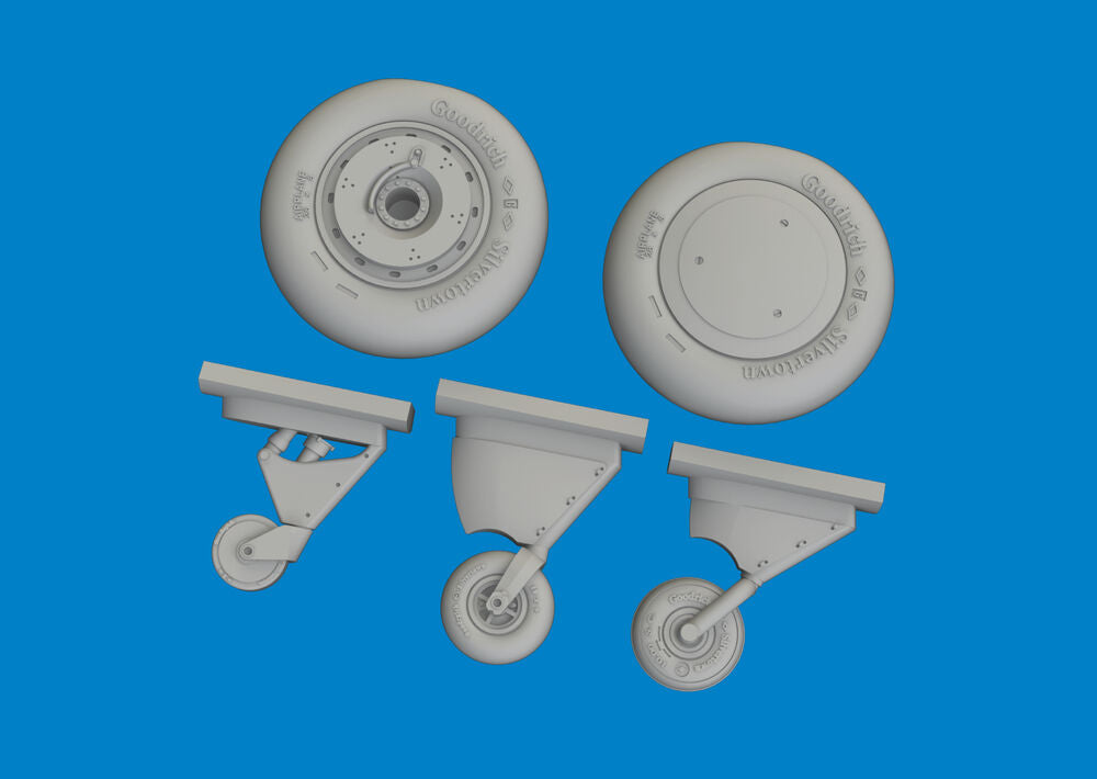 F4F-4 wheels early  ACADEMY