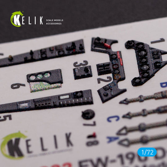 Fw 190 D-9 interior 3D decals for IBG Models kit