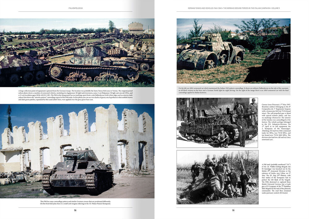 ITALIENFELDZUG - German Tanks and Vehicles 1943-1945 Vol. 5 (English)