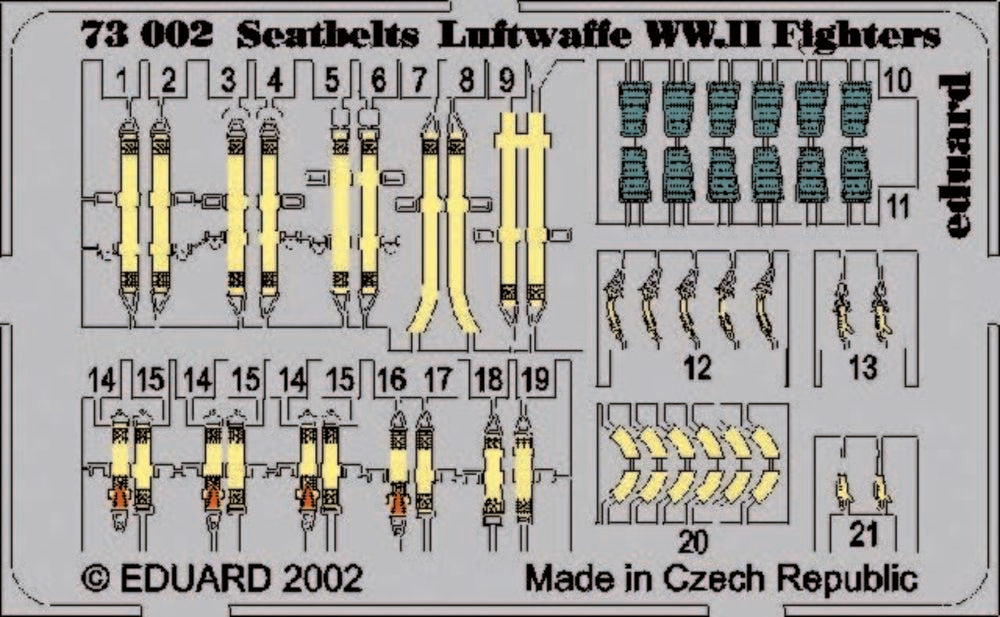 Seatbelts Luftwaffe WW.II Fighters