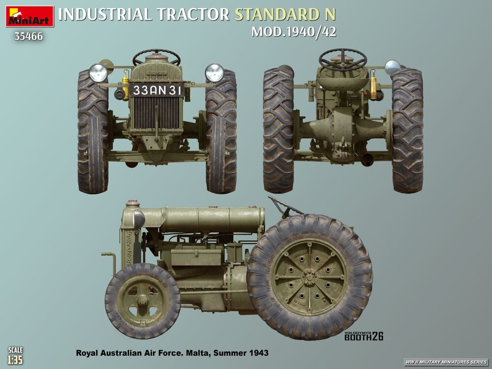 Standard N Industrial Tractor. Mod.1940/42