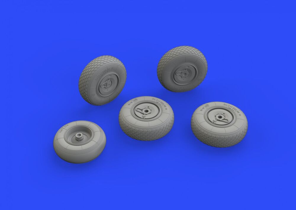 He 219 wheels for Tamiya