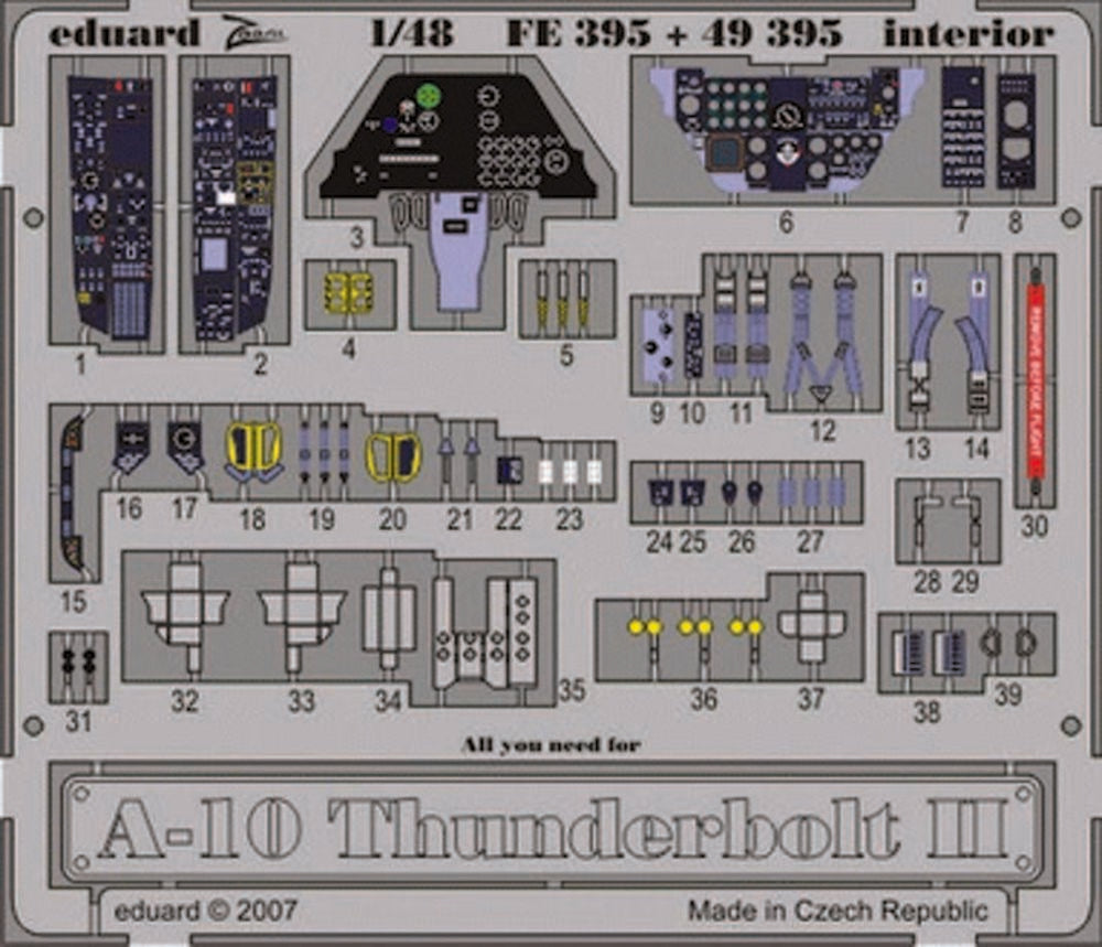 A-10 Thunderbolt II interior für Hobby Boss Bausatz