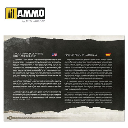 Illustrated Weathering Guide to WWII Late German Vehicles (English, Castellano)