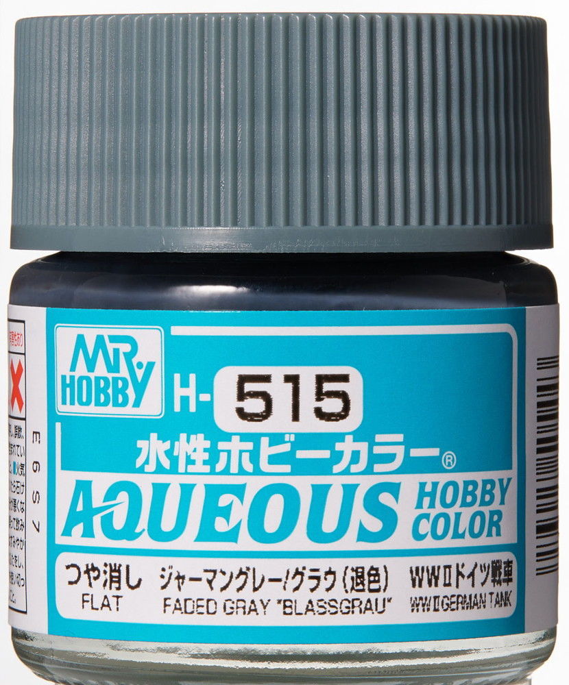 Mr Hobby -Gunze Aqueous Hobby Colors (10 ml) Faded Gray "Blassgrau