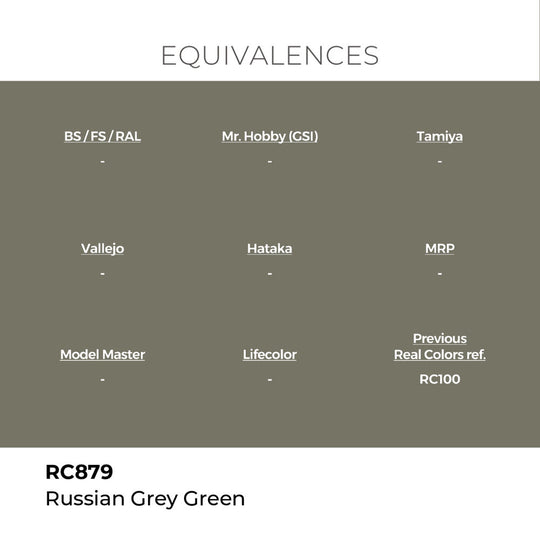 Real Colors: Russian Grey Green 17 ml.