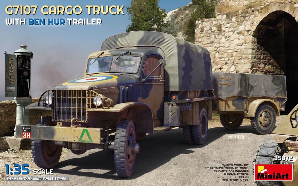 G7107 Cargo Truck with Ben Hur Trailer
