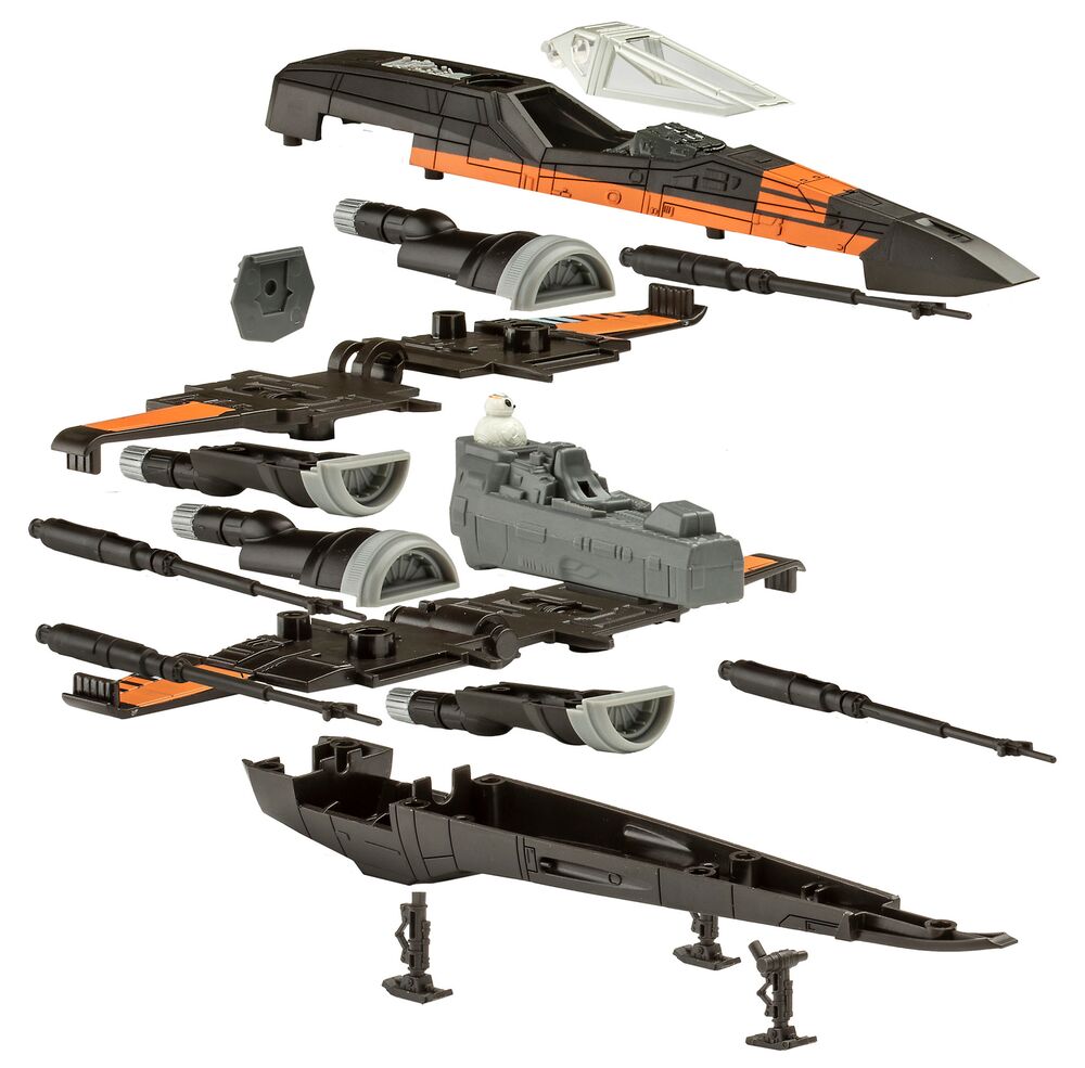 Poe's X-Wing Fighter (w/Sound): Build & Play