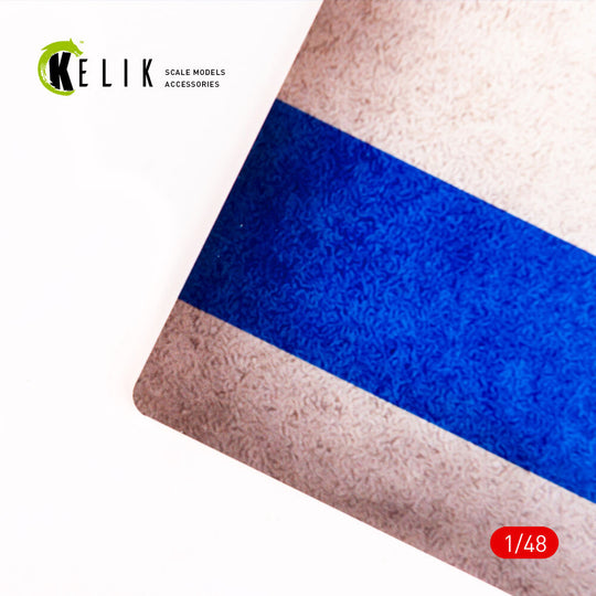 Israel Flag - Base - Acrylic 3 mm (410 x 270 mm) (410 g) (1/72 - 1/32)