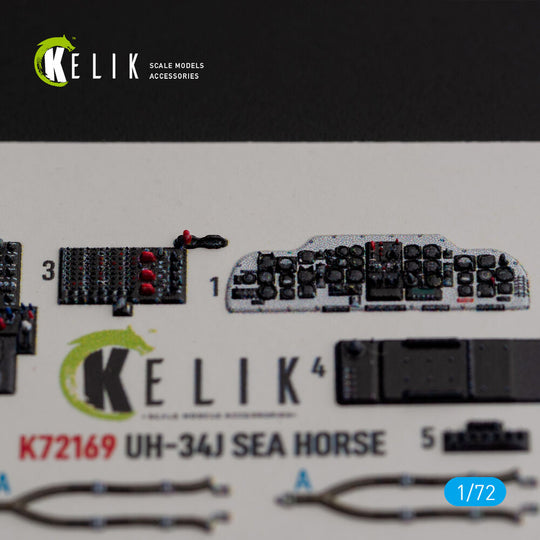 UH-34J SEA HORSE - interior 3D decals for Italeri kit