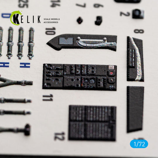 CH-54A Tarhe - interior 3D decals for ICM