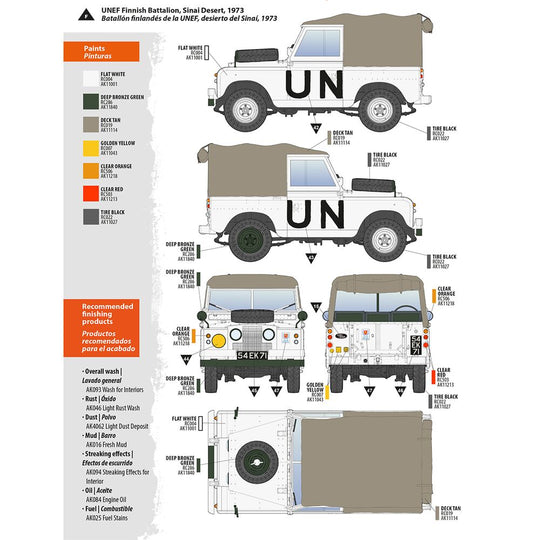 Land Rover 88 Series IIA Rover 8  1/35