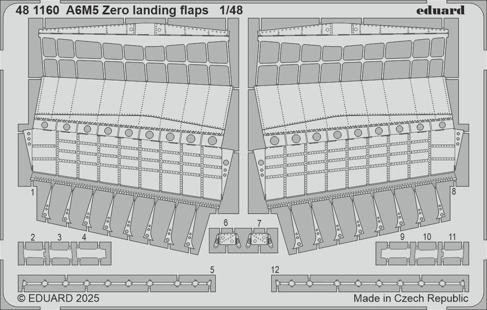 A6M5 Zero landing flaps  FINE MOLDS