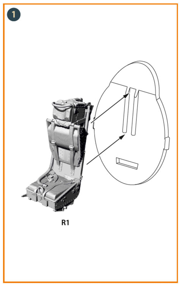 Fairey Delta 2 Ejection seat for Dora Wings