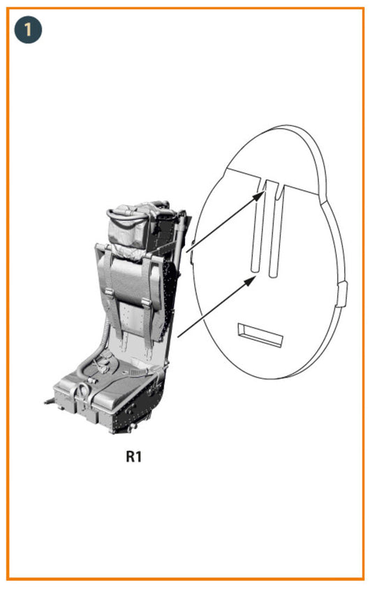 Fairey Delta 2 Ejection seat for Dora Wings