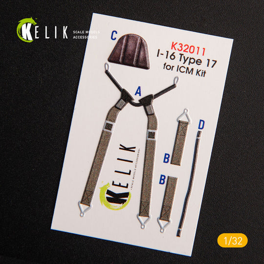 I-16 type 17 - Interior 3D Decal for ICM kit