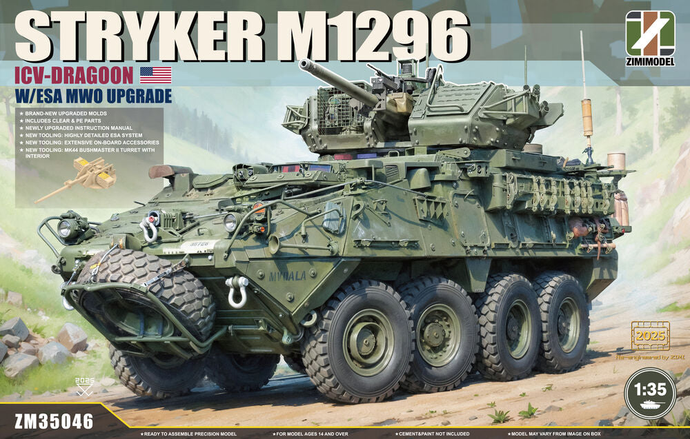 Stryker M1296 ICV-Dragoon with ESA MWO Upgrade
