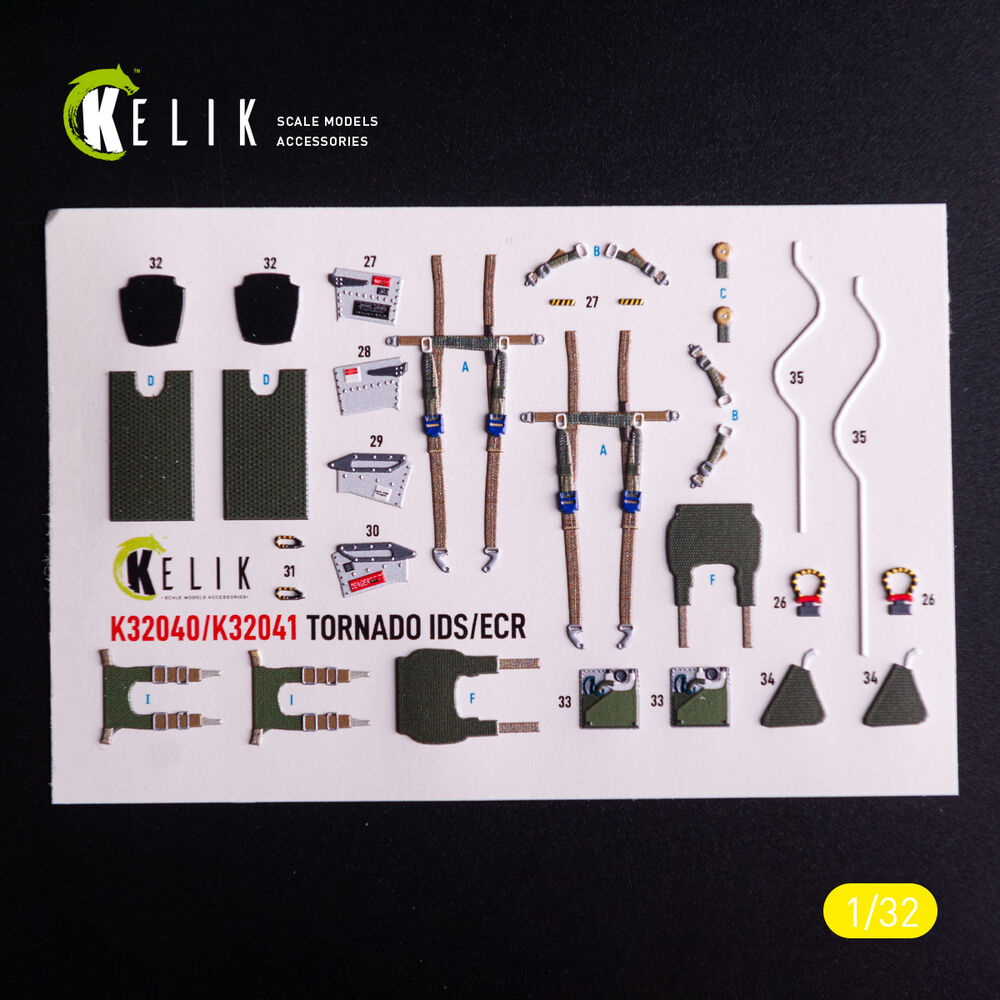 Tornado IDS - interior 3D decals for Italeri kit
