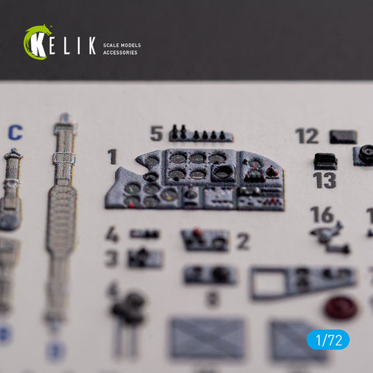 Il-2 Shturmovik - interior 3D decals for Tamiya kit