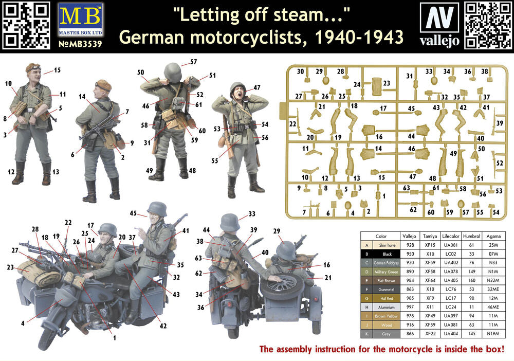 German Motorcyclists 1940-42