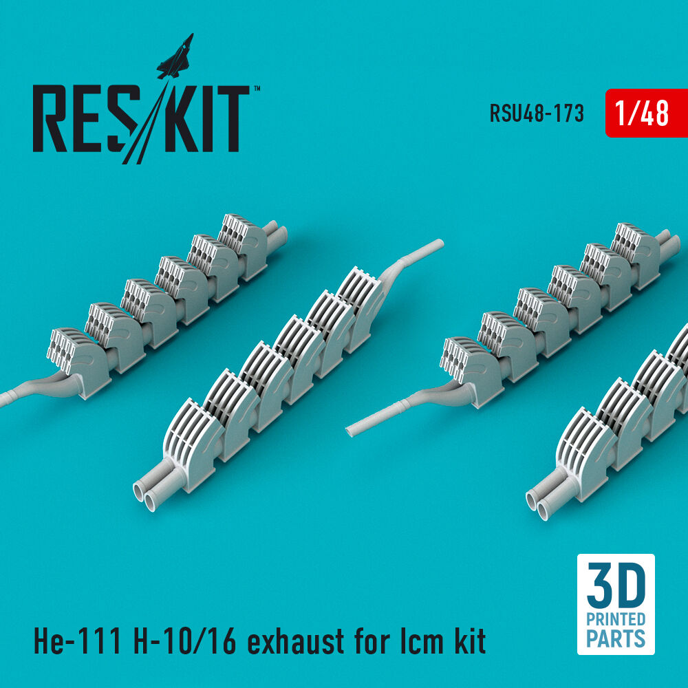 He-111 H-10/16 exhaust for ICM kit