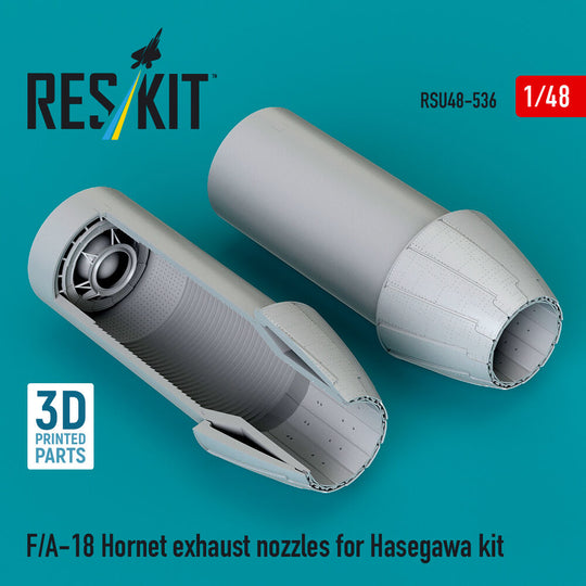 F/A-18 Hornet exhaust nozzles for Hasegawa kit (3D Printed)
