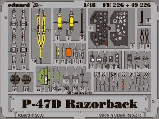 P-47D Razorback für Tamiya Bausatz