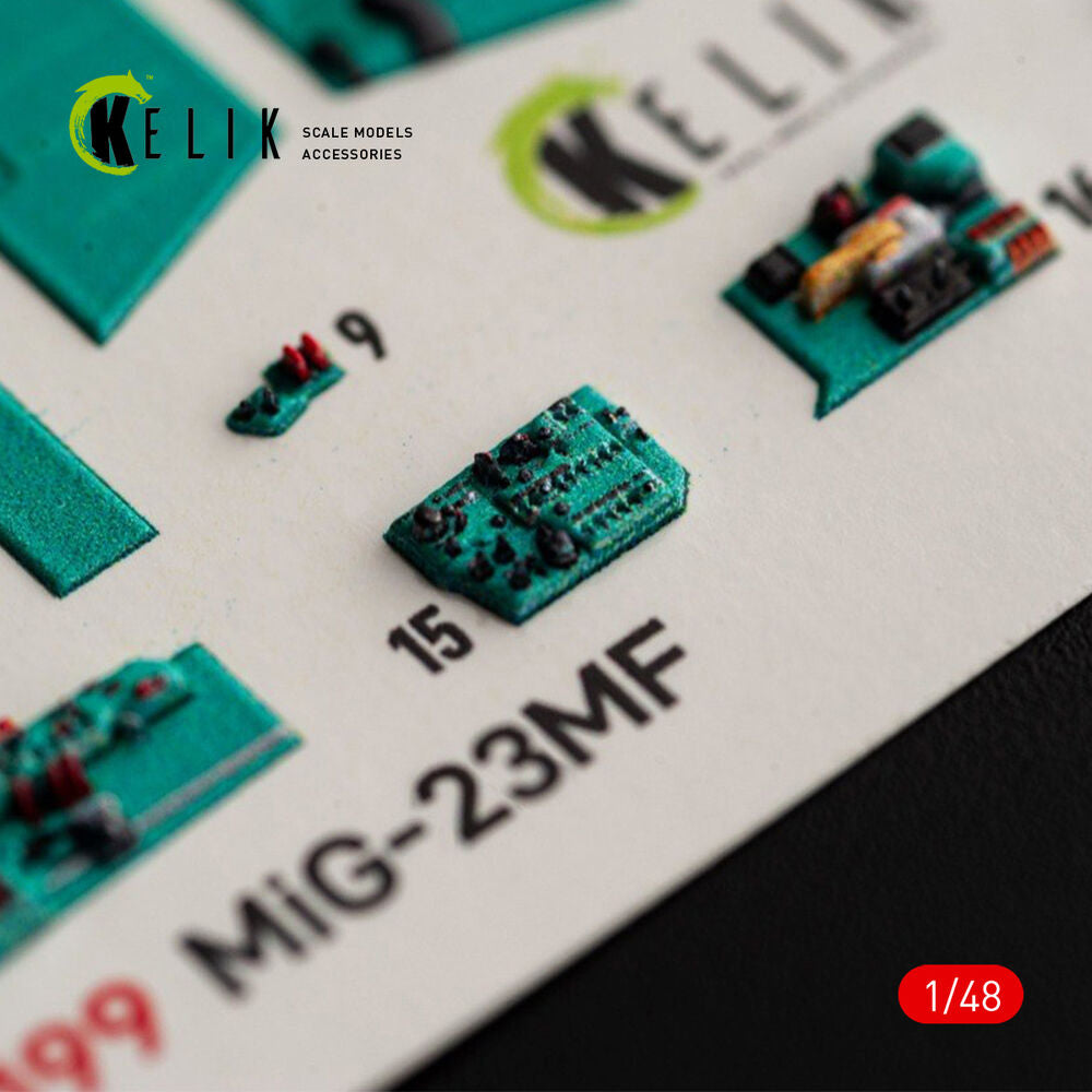 MiG-23MF - interior 3D decals for Trumpeter
