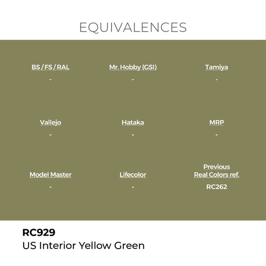 Real Colors: US Interior Yellow Green 17 ml.
