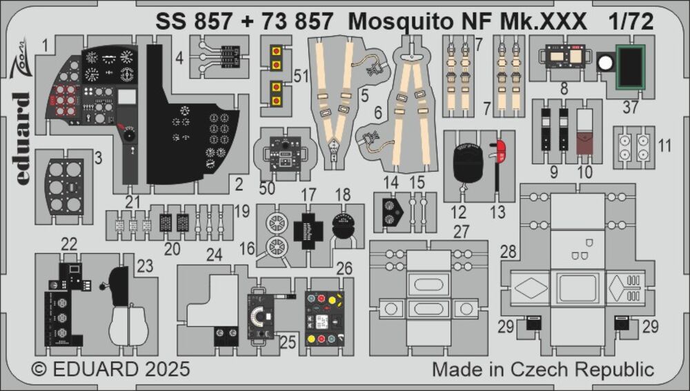 Mosquito NF Mk.XXX 1/72 for Special Hobby