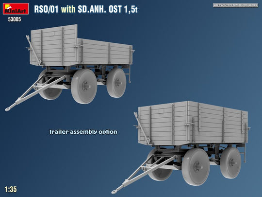 RSO/01 with Trailer Sd.Anh. Ost 1,5 t