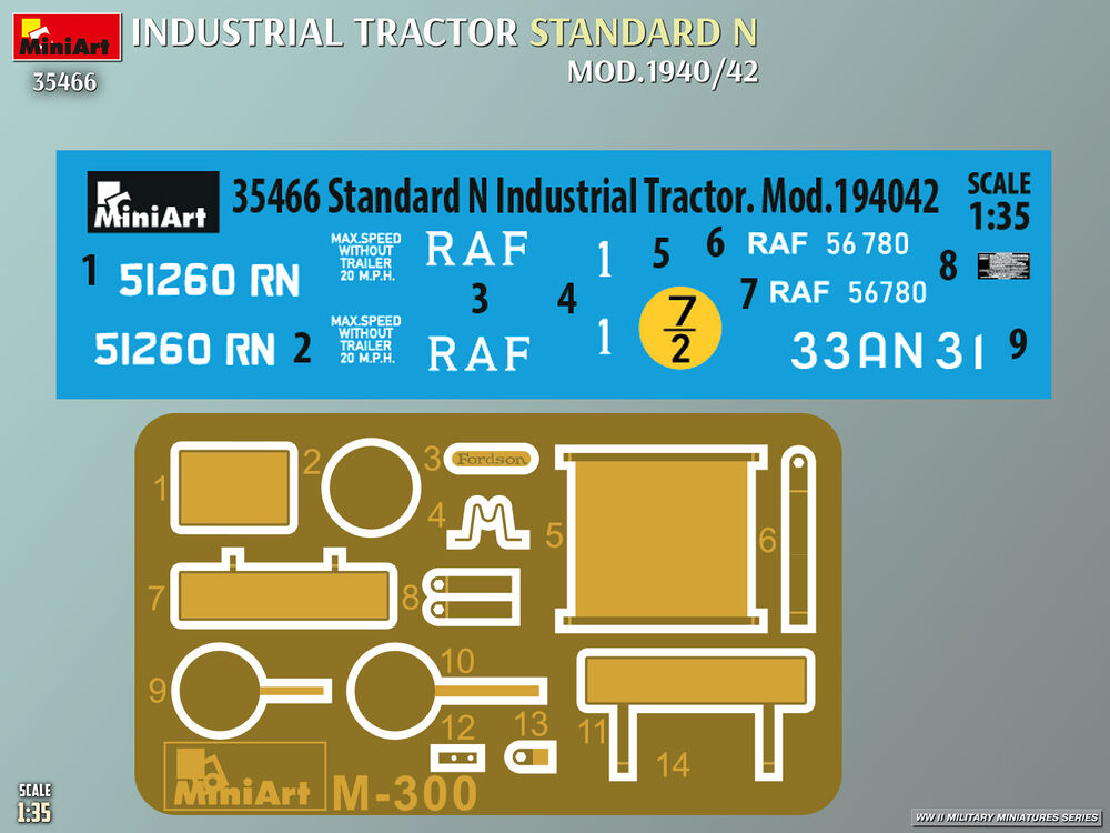 Standard N Industrial Tractor. Mod.1940/42