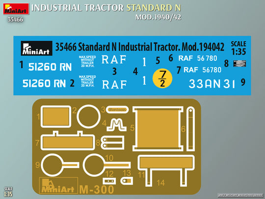Standard N Industrial Tractor. Mod.1940/42