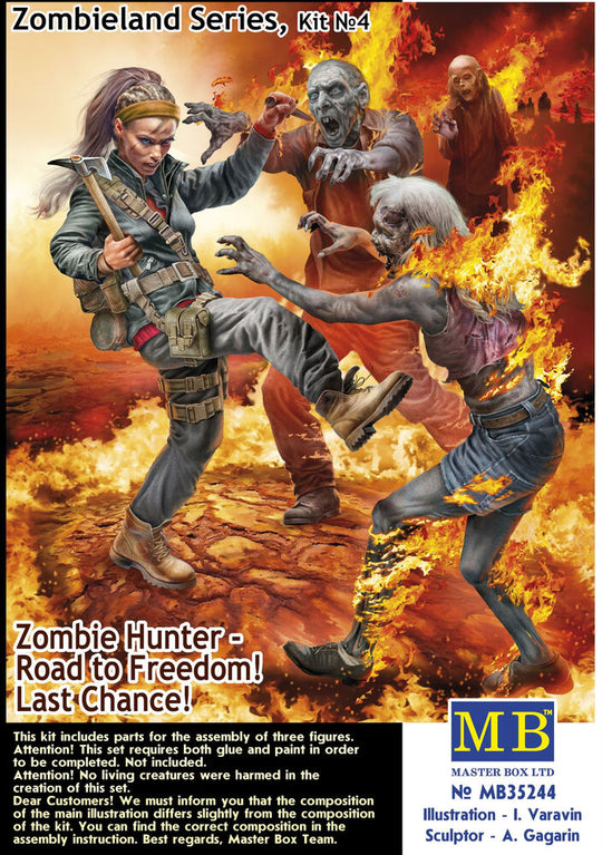 Zombie Hunter - Road to Freedom! Last Chance! Zombieland Series, Kit No. 4