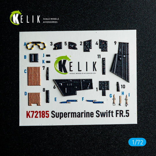 Supermarine Swift FR.5 - interior 3D decals for AirFix kit