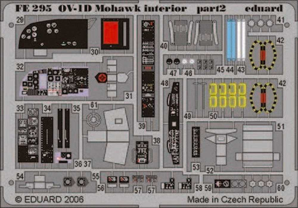 OV-1D Mohawk interior für Roden Bausatz