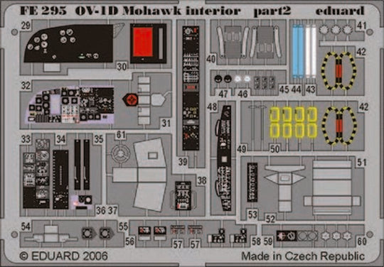 OV-1D Mohawk interior für Roden Bausatz