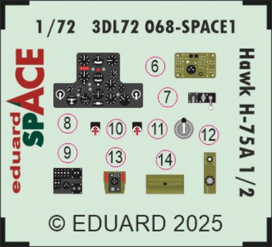 Hawk H-75A 1/2 SPACE  ARMA HOBBY